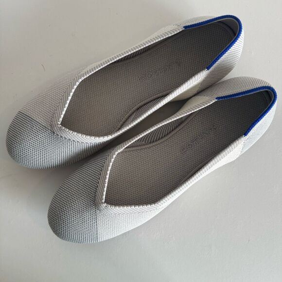 Rothy’s Round Toe Gray White Size - Picture 4 of 10